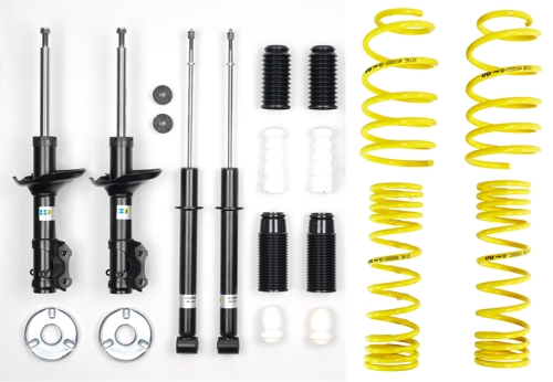 Apex Lowering Springs, Bilstein Gas Shocks Dampers, Bumpstop Kit